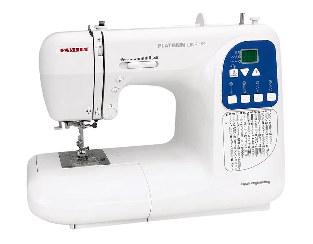 Швейная машина с микропроцессорным управлением Family Platinum Line 4500