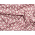 Ткань Gütermann Pemberley (темно-розовый/бежевые ромбы в клетку) - Фото №1