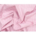 Ткань Gütermann Blooms (розовый в белый горошек) - Фото №1