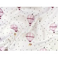 Ткань Gütermann Little Friends (розовый воздушный шар на белом) - Фото №1