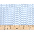 Ткань Gütermann Blooms (белые пятилистники на голубом) 