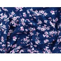 Ткань Gütermann Blooms (веточки с мелкими цветами на синем) - Фото №1