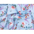 Ткань Gütermann Blooms (разнообразные цветы на голубом) - Фото №1