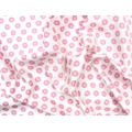 Ткань Gütermann Summer Loft (розовые ромашки на белом) - Фото №1