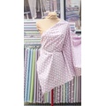 Ткань Gütermann Notting Hill (розовый с белыми листочками) - Фото №2