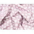 Ткань Gütermann Notting Hill (розовый с белыми листочками) - Фото №1