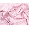 Ткань Gütermann Blooms (белые пятилистники на розовом) - Фото №1