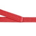 Контактная лента (липучка) 20мм красная 