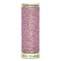 Gütermann Metallic Effect №90 50м цвет 624, розовый 