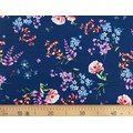 Ткань Gütermann Blooms (разнообразные цветы на синем) 