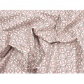 Ткань Gütermann Marrakesch (дымчато-розовый восточный ромбовидный узор на белом) - Фото №1