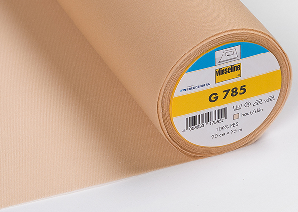Vlieseline G785 Флизелин легкий эластичный, бежевый Очень тонкая, лёгкая и эластичная тканая прокладка