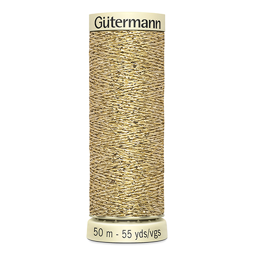 Gütermann Metallic Effect №90 50м цвет 24, золотистый 