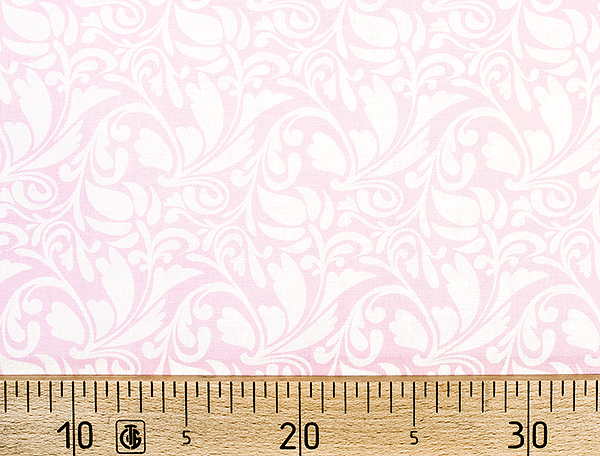 Ткань Gütermann Long Island (розовый/белые цветы) 