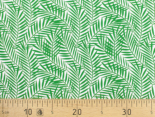 Ткань Gütermann Blooms (зеленые веточки на белом) 