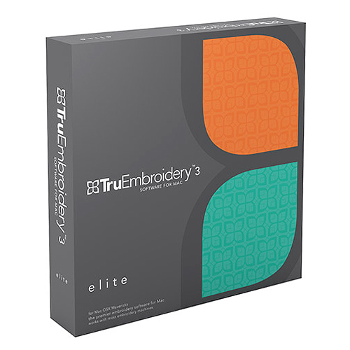 TruEmbroidery 3 Elite (Mac, английский язык) Программное обеспечение для вышивальных машин, для установки на компьютеры Mac