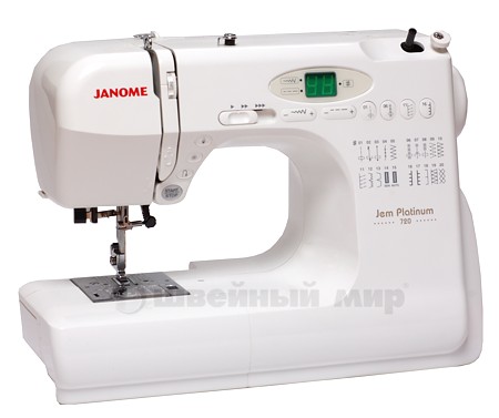 Janome Jem Platinum 720 Компактная швейная машина с микропроцессорным управлением