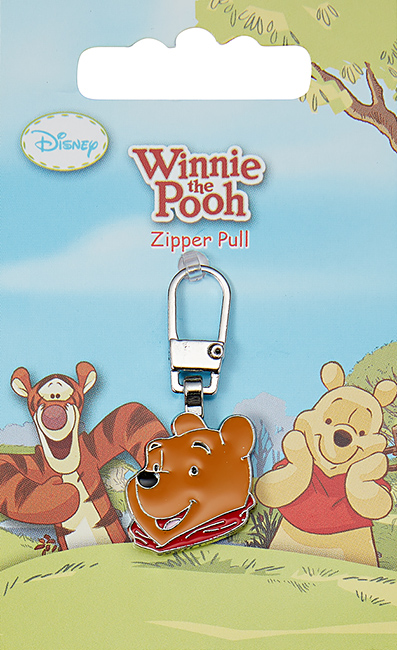 Язычок для молнии с карабином "Winnie Pooh" 