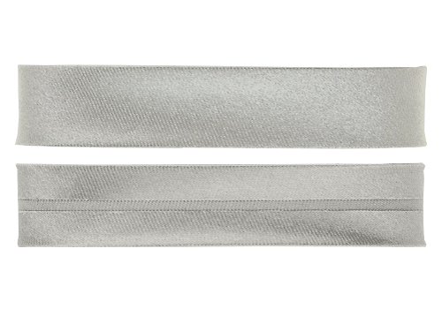 Косая бейка дюшес (20мм), серый 