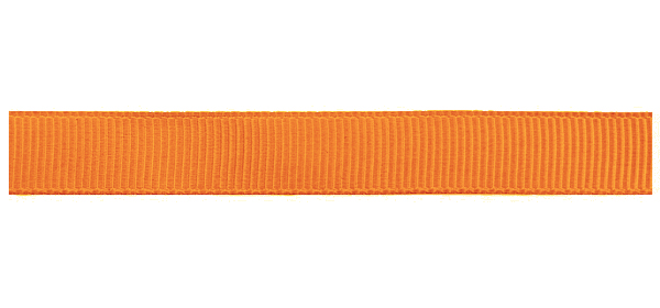 Репсовая лента (16мм), оранжевый 