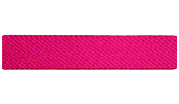 Атласная лента (25мм), розовый яркий 