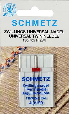 Двойная игла NM100 NE4.0  Schmetz 130/705H ZWI 1 шт 