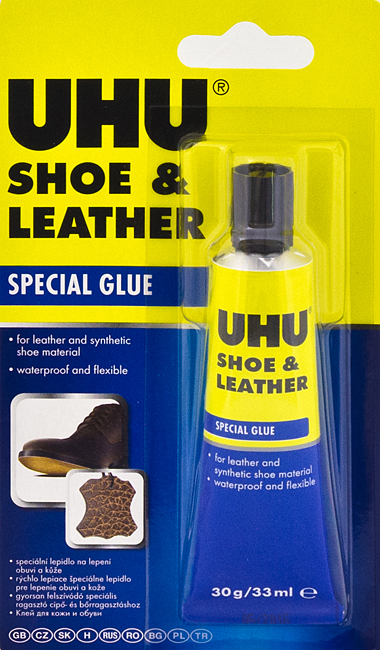 Клей UHU Shoe and Leather для кожи и обуви 33мл 