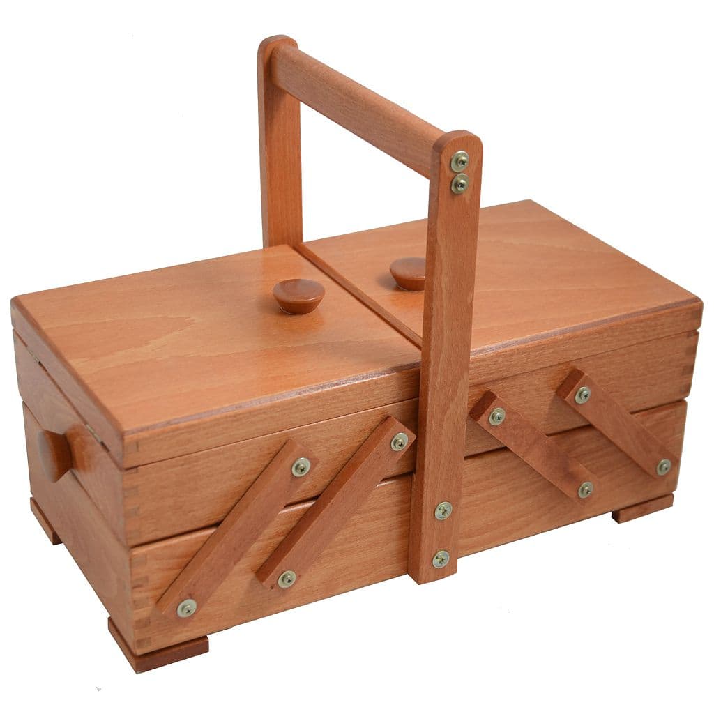 Шкатулка буковая 2-х ярусная слива 34х20х25