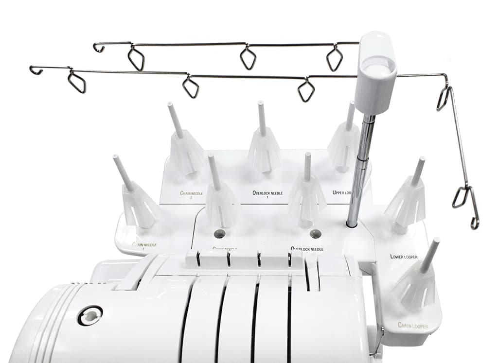 8-ми (4, 3, 2-x) - ниточный оверлок + 3-х игольная 4-х ниточная плоскошовная машина (коверлок) BabyLock Evolution BLE8W-2 - №4