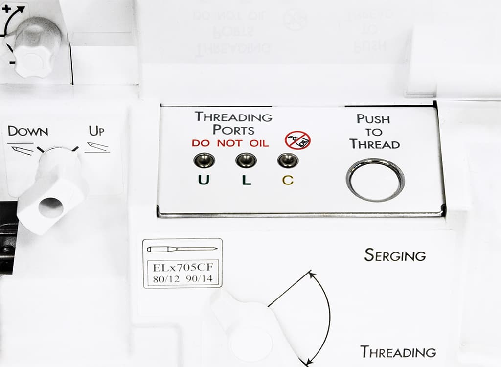 8-ми (4, 3, 2-x) - ниточный оверлок + 3-х игольная 4-х ниточная плоскошовная машина (коверлок) BabyLock Evolution BLE8W-2 - №6