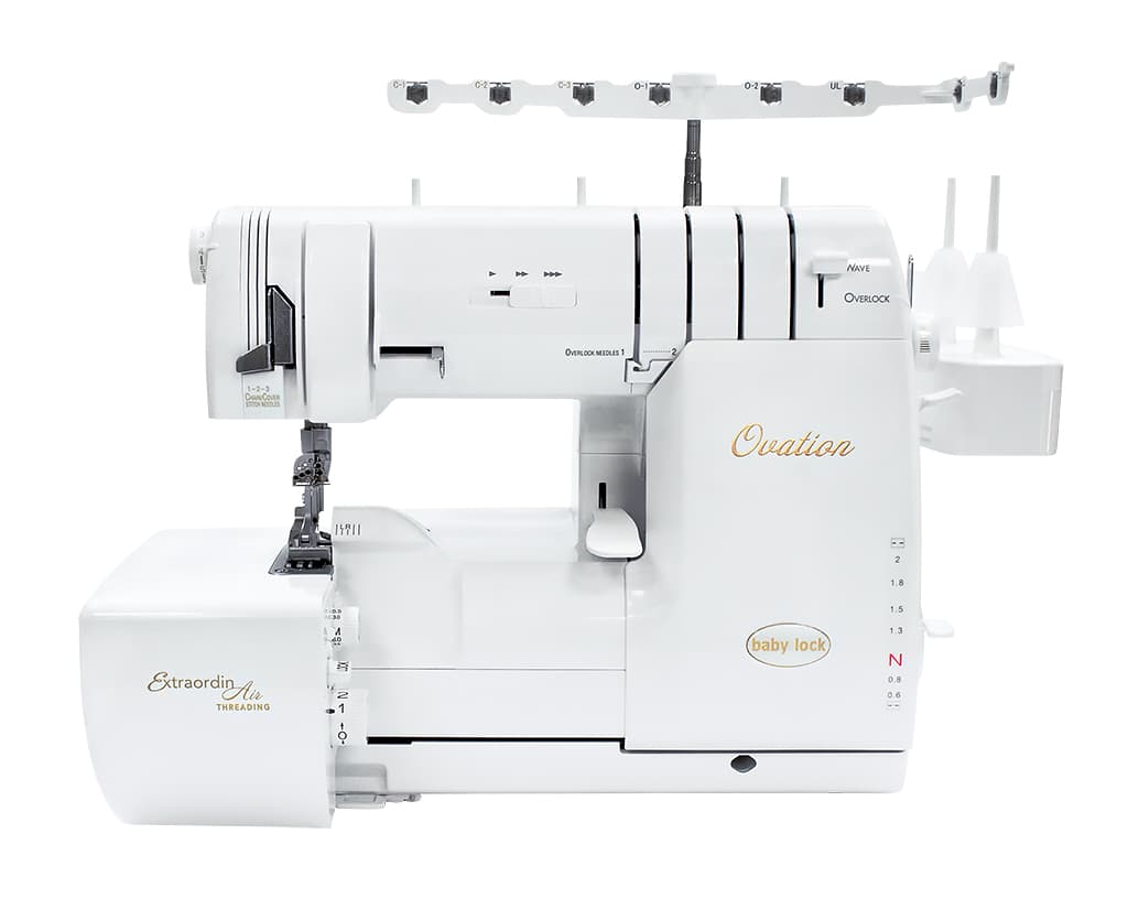 8-ми (4, 3, 2-x) - ниточный оверлок + 3-х игольная 4-х ниточная плоскошовная машина (коверлок) BabyLock Ovation BLES 8 - №1