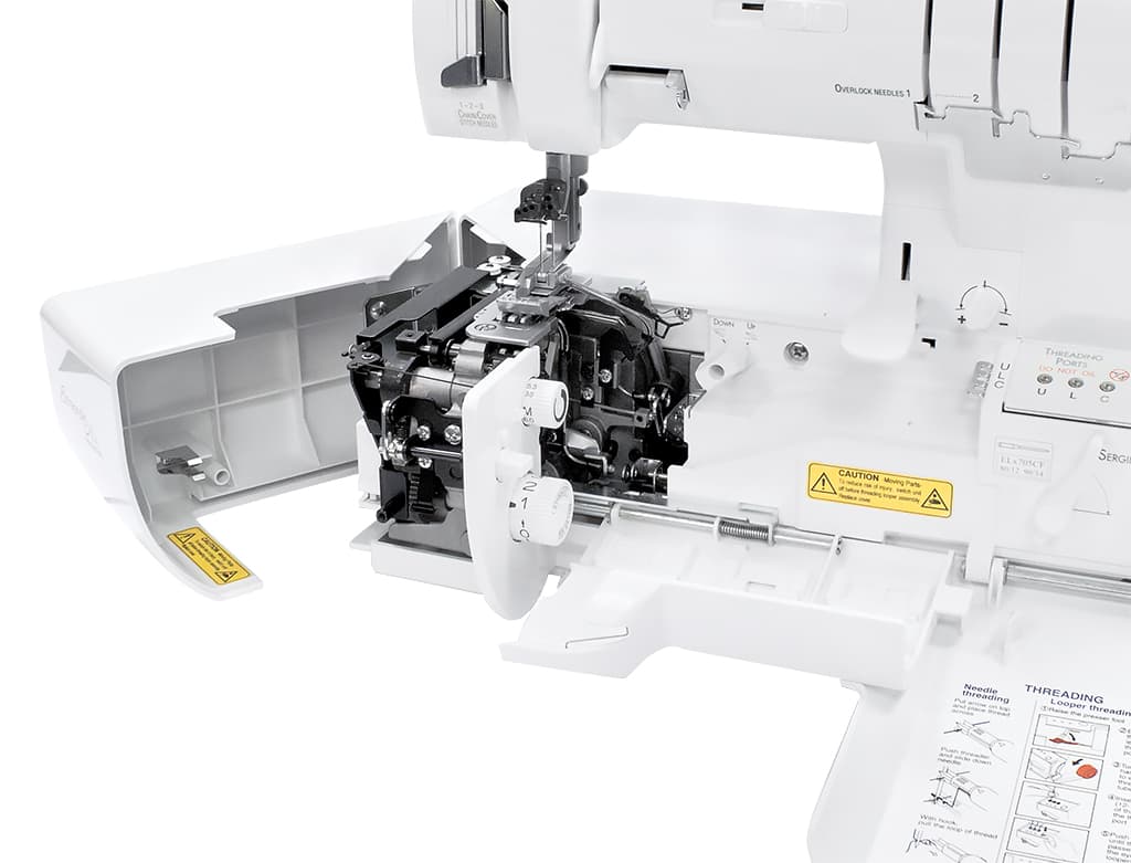 8-ми (4, 3, 2-x) - ниточный оверлок + 3-х игольная 4-х ниточная плоскошовная машина (коверлок) BabyLock Ovation BLES 8 - №8