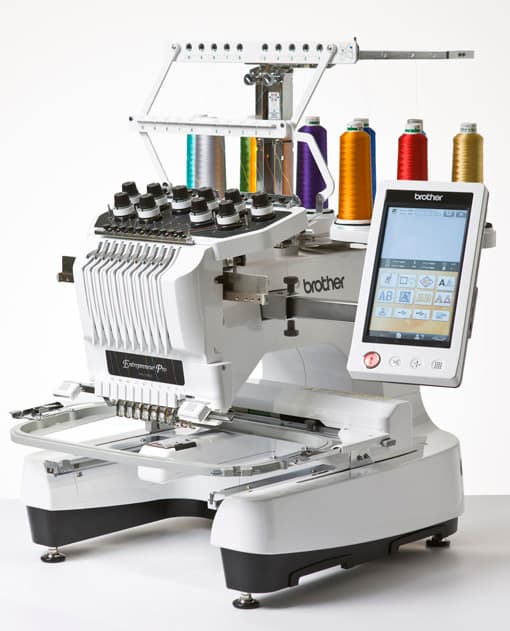 Профессиональная 10-игольная вышивальная машина Brother PR-1000E
