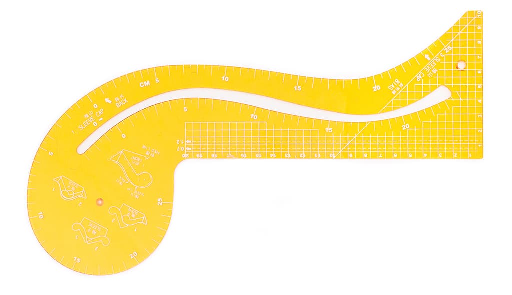 Набор пластиковых лекал, 3шт - №2