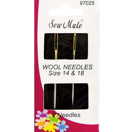 Набор игл для шерсти SewMate №14,18 (2 шт)