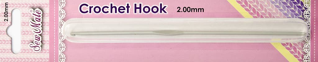 Крючок для вязания SewMate 2.0 мм алюминиевый