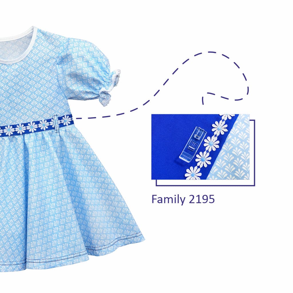 Лапка прозрачная для плоского шва для Family ML 750 Pro и ML 950 Pro - №4