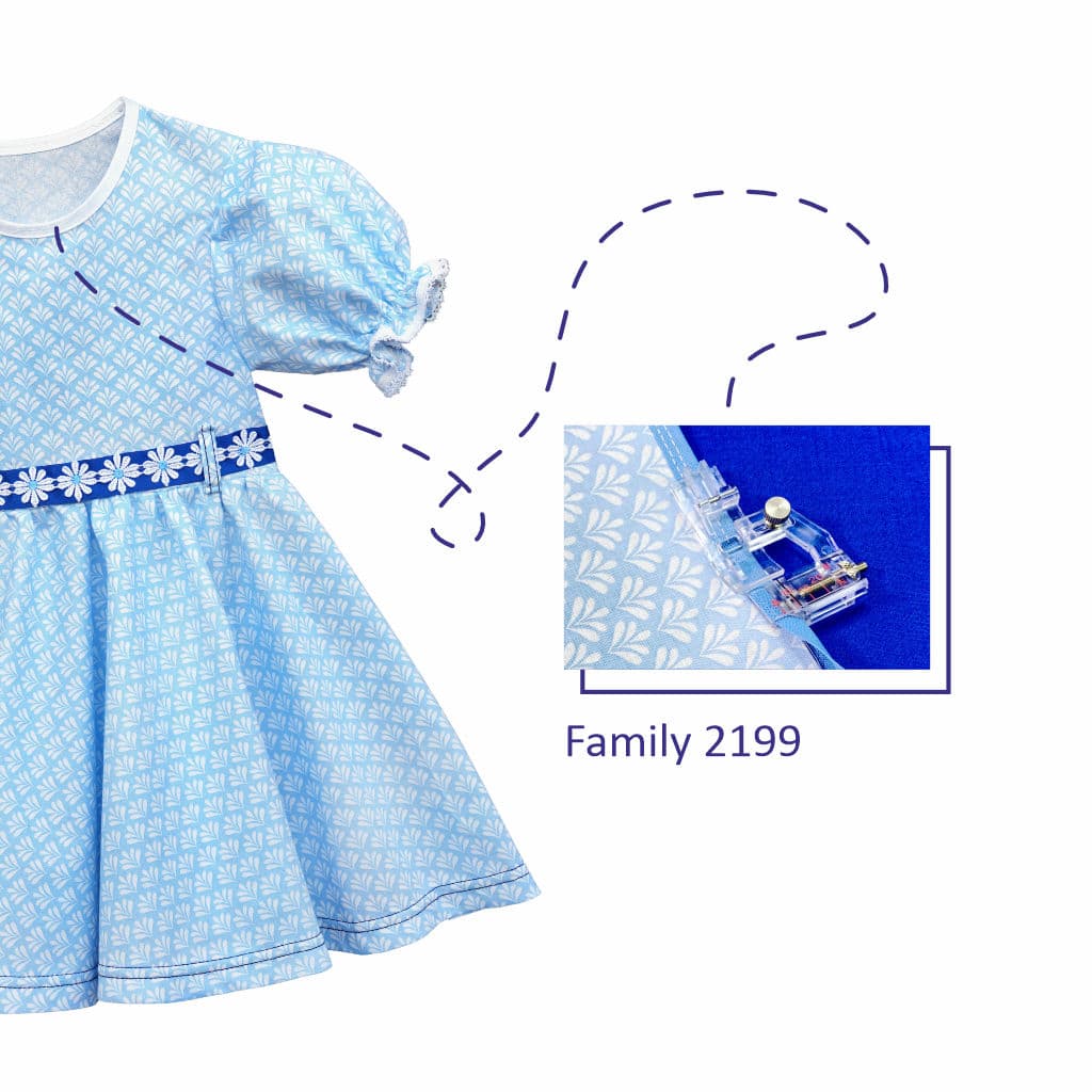 Лапка регулируемая для окантовки косой бейкой для Family ML 750 Pro и ML 950 Pro - №3