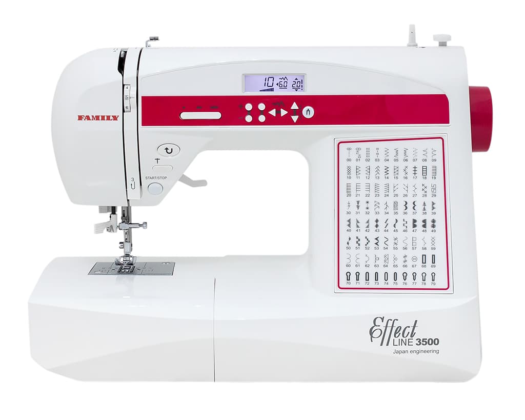 Швейная машина с микропроцессорным управлением Family Effect Line 3500 - №1