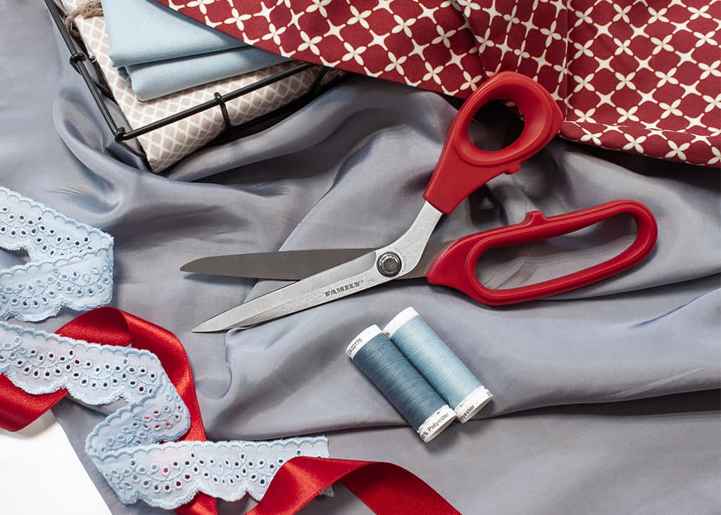 Ножницы Family портновские с микрозубьями для сложных тканей 23 см - №2