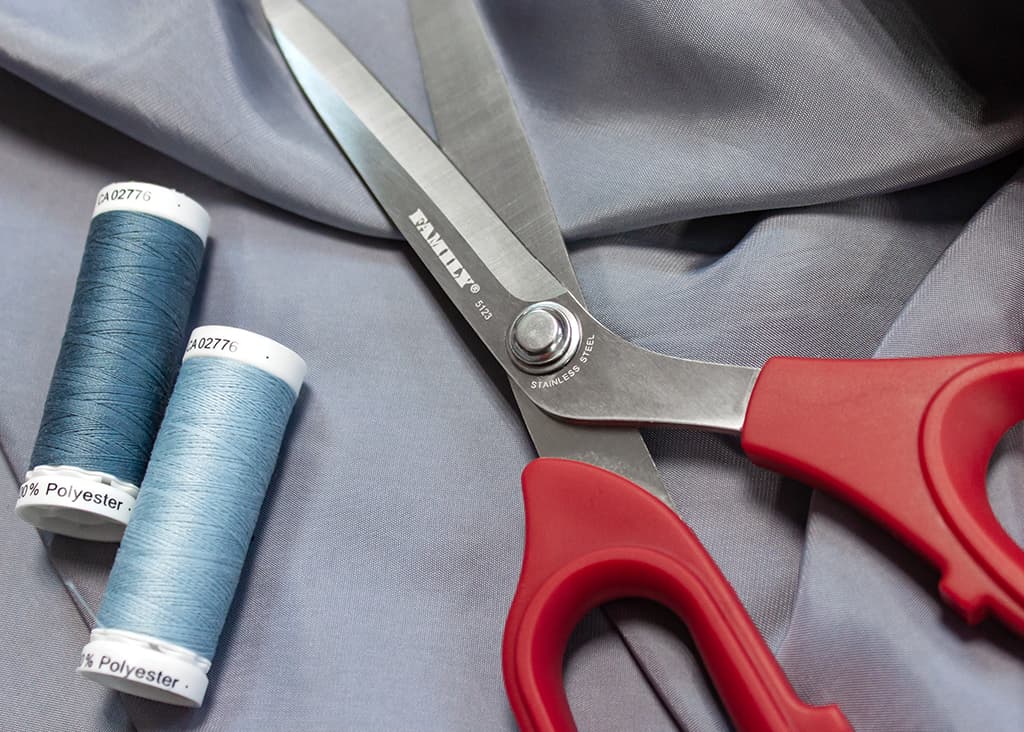 Ножницы Family портновские с микрозубьями для сложных тканей 23 см - №3