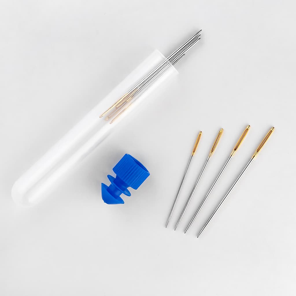 Иглы для вышивания крестом №18 - №24, большое ушко, округлое остриё, 8 шт - №2