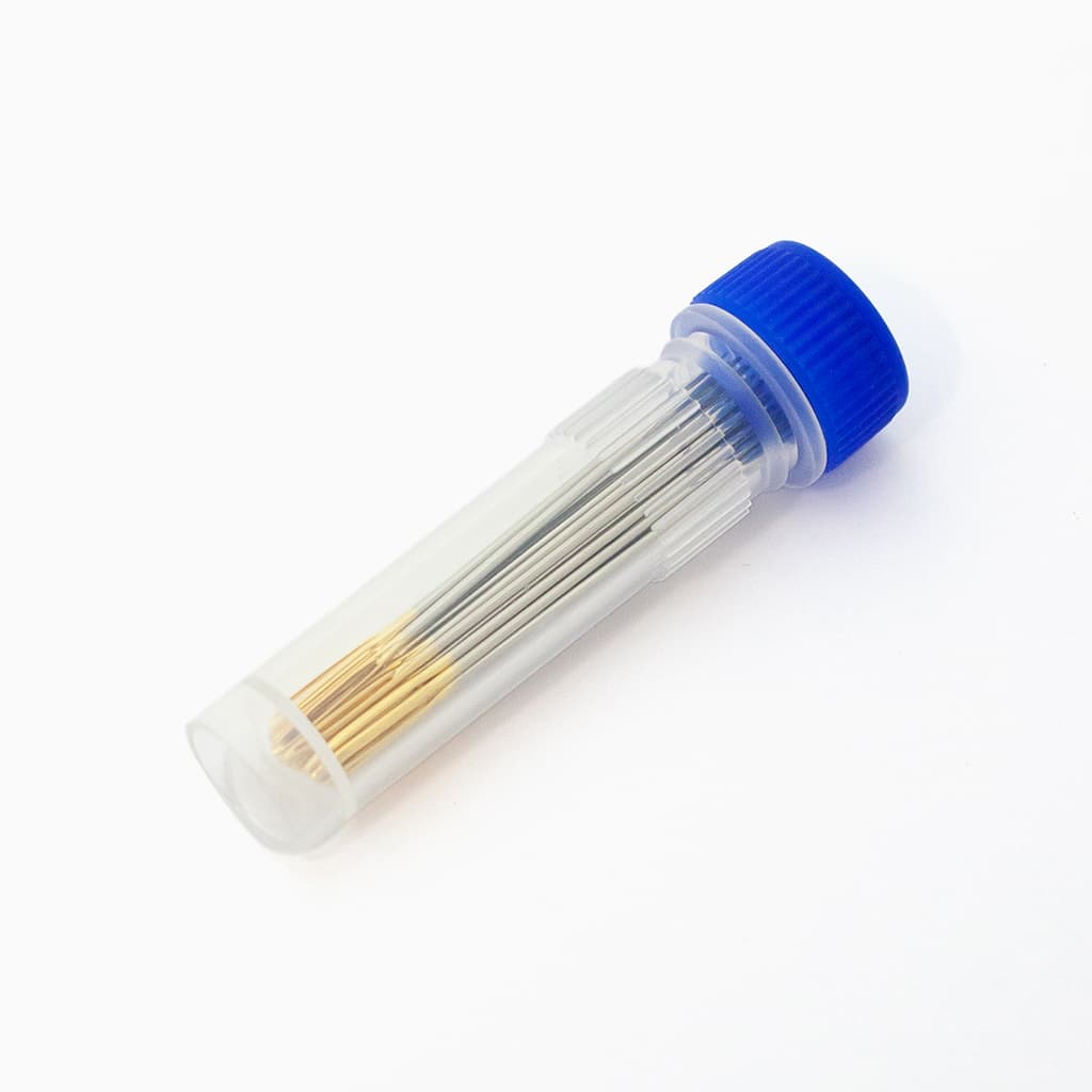 Иглы для вышивания №24 (37 х 0,7 мм), большое ушко, острые, 25 шт - №1