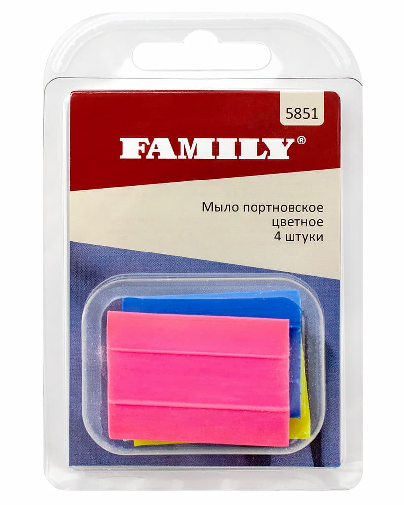 Мыло портновское цветное, 4шт
