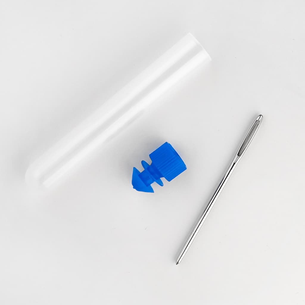 Игла для протягивания резинки №14 (59 х 2,0 мм), большое ушко, округлое остриё, 1 шт - №2