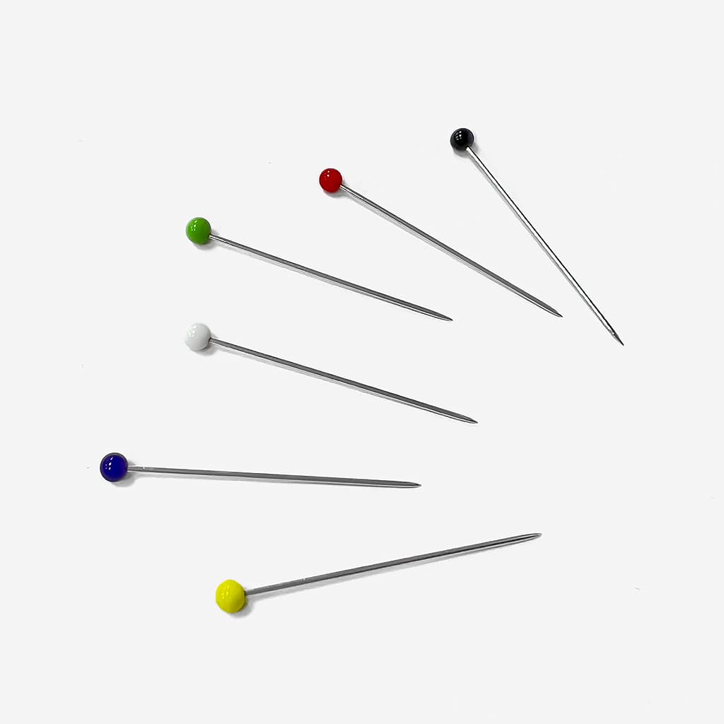 Булавки со стеклянными головками 30х0,6мм 100шт - №1