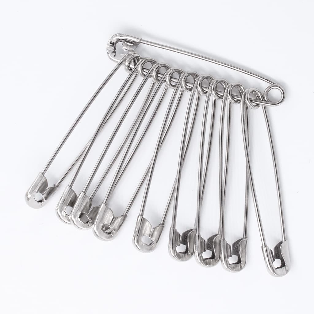 Булавки английские 55мм, 10 шт - №1