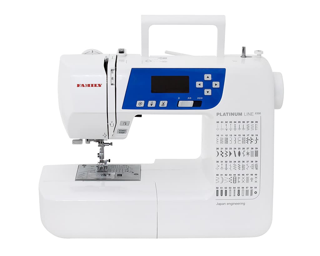 Швейная машина с микропроцессорным управлением Family Platinum Line 6300 - №1