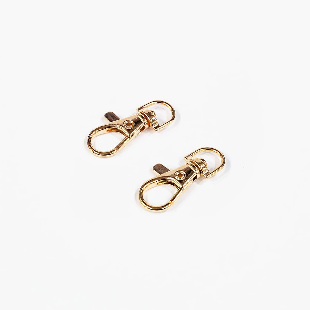 Карабины 9мм, золотистые, 2 шт - №1