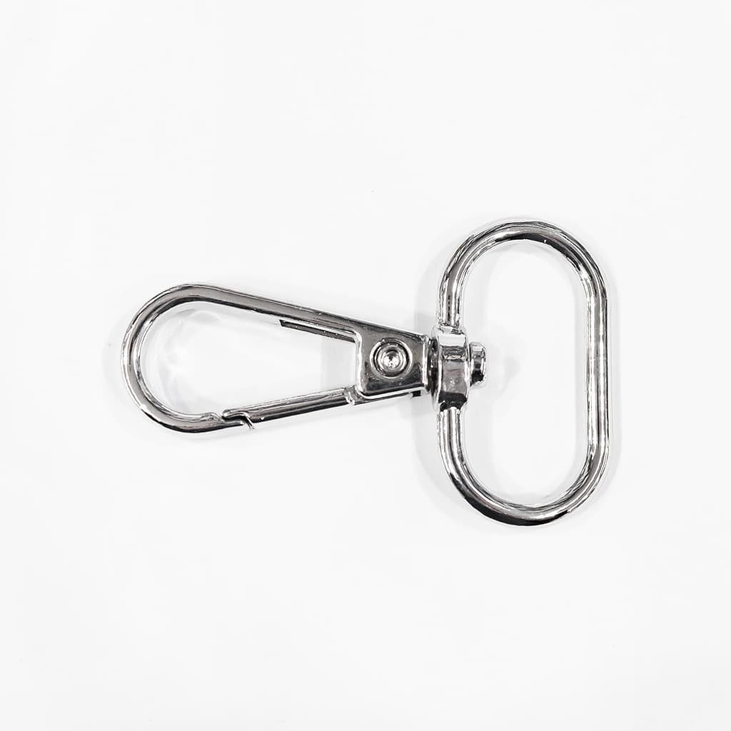 Карабины 25мм, серебристые, 2 шт - №2